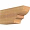 Ekena Millwork Ridgewood Smooth Rafter Tail, Western Red Cedar, 3 1/2"W x 6"H x 12"L RFT04X06X12RID00SWR - alternate 1
